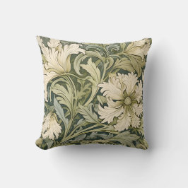 VINTAG GREEN WM STIL DURCH PILLOW KISSEN
