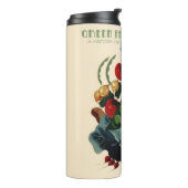 Vintag Greenbelt Custom Text Tumbler Thermosbecher (Nach links gedreht)