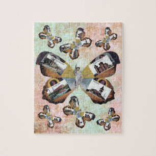 Vintag Greenville South Carolina Fairy Lady Art Puzzle