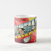 Vintag Greetings Louisiana Kaffeetasse (Mittel)