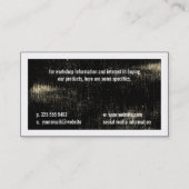 Vintag | Grenze (weiß) Visitenkarte (Rückseite)