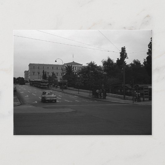 Vintag Griechenland Delphi Altes Schloss Postkarte (Vorderseite)