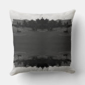 Vintag Griechenland Delphi Old Palace Athens Noteb Kissen (Rückseite)