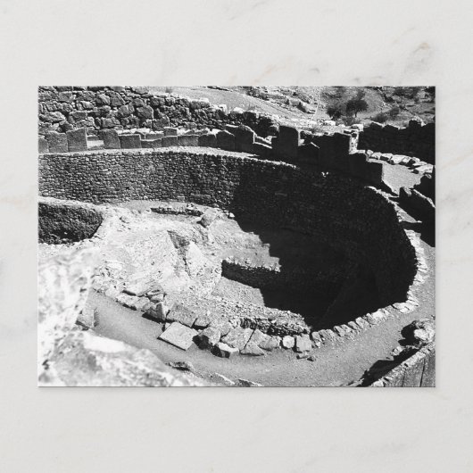 Vintag Griechenland Mycenae Postkarte (Vorderseite)