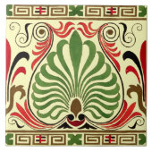 Vintag Griechisch Frieze Pattern Fliese (Vorderseite)