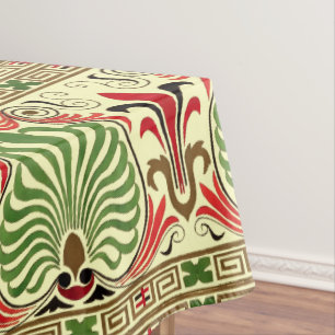 Vintag Griechisch Frieze Pattern Tischdecke