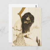 Vintag Griechisch Harpist Postcard Postkarte (Vorne/Hinten)