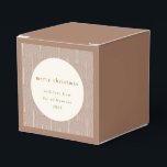 Vintag Groovy Geometric Lines Custom Christmas Geschenkschachtel<br><div class="desc">Vintag Groovy Geometric Lines Custom Frohe Weihnachtsgeschenk Box</div>