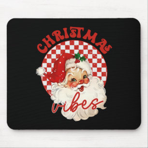 Vintag Groovy Santa Claus Weihnachten Vibes Kinder Mousepad