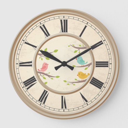 Vintag Große Wanduhr (Vorderseite)