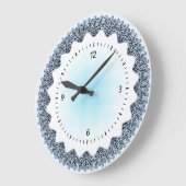 Vintag Große Wanduhr (Winkel)