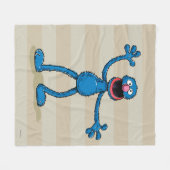 Vintag Grover Fleecedecke (Vorderseite (Horizontal))