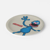 Vintag Grover Pappteller (Schrägansicht)