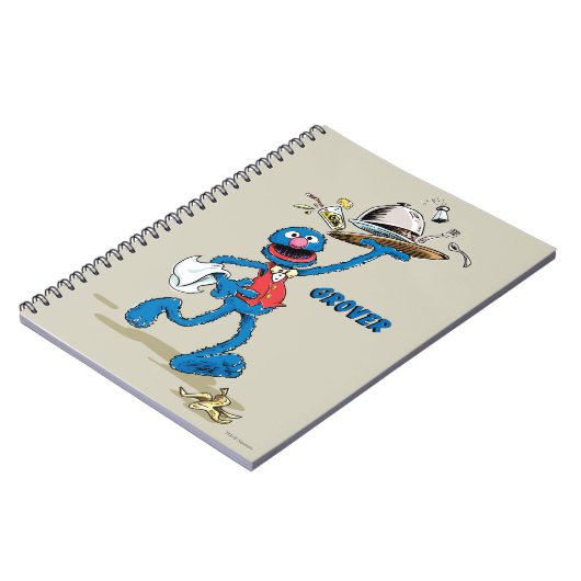 Vintag Grover the Kellner Notizblock (Linke Seite)