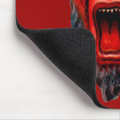 Vintag Growling Krampus Mousepad (Ecke)