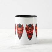 Vintag Growling Krampus Tasse (Zentrum)