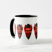 Vintag Growling Krampus Tasse (Vorderseite Links)