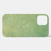 Vintag grüne geblüht Textur Case-Mate iPhone Hülle (Rückseite (Horizontal))