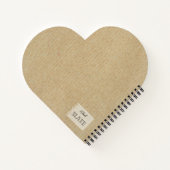 Vintag grüne Mangostane Notizblock (Rückseite)