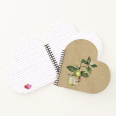 Vintag grüne Mangostane Notizblock (Innenseite)