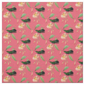 Vintag Grüner Hummingvogel Stoff (Muster)