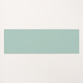 Vintag grünes Blumendesign Yogamatte (Rückseite (Horizontal))