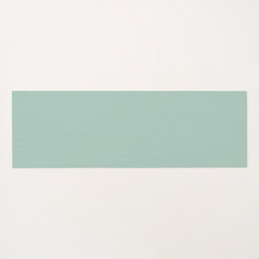 Vintag grünes Blumendesign Yogamatte (Rückseite (Horizontal))