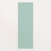 Vintag grünes Blumendesign Yogamatte (Rückseite)