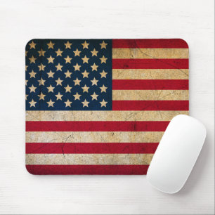 Vintag Grunge American Flag Mousepad