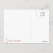 Vintag Grunge Buddha Postkarte (Rückseite)