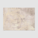 Vintag Grunge Ivory Damask Seidenpapier<br><div class="desc">Vintages Not leidendes Elfenbeindamastpapier mit antiker Kalligraphie,  um die Sammlung unten zu ergänzen.</div>