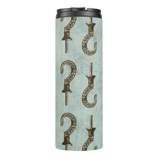 Vintag Grunge Pirate Thermosbecher (Rückseite)