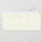 Vintag Grunge Ticket Save the Date (Rückseite)