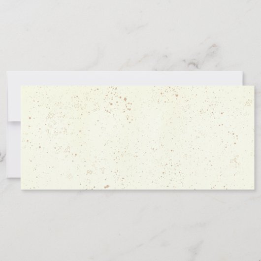 Vintag Grunge Ticket Save the Date (Rückseite)