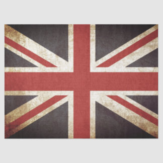 Vintag Grunge UK Flag Union Jack Tissue Paper Seidenpapier