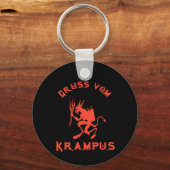 Vintag Gruss vom Krampus Schlüsselanhänger (Vorderseite)