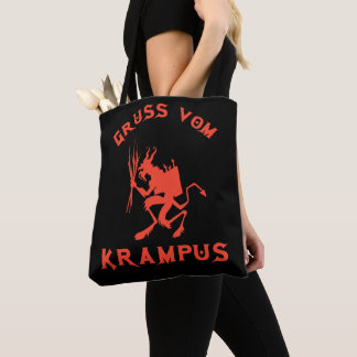 Vintag Gruss vom Krampus Tasche