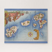 Vintag Guadeloupe Martinique Puzzle (Horizontal)
