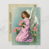 Vintag Guardian Angel Postcard Postkarte (Vorne/Hinten)