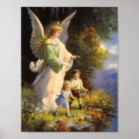 Vintag Guardian Angel Print