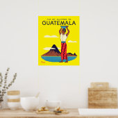 Vintag Guatemala - Lufttourismus Poster (Küche)