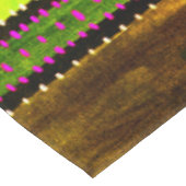 Vintag Guatemala Rainbow Tischdecke (Schrägansicht)