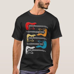 Vintag Guitar Player Geschenk für Gitarrist T-Shirt