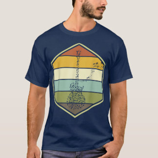 Vintag Guitar Player Gitarrist Gitarre Musiknoten T-Shirt