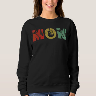 Vintag Guitar Women Music Mama Gitarrist Mother Sweatshirt