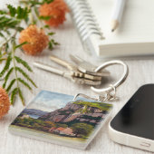 Vintag Gustave Courbet Der Felsen von Hautepierre Schlüsselanhänger (Vorderseite rechts)