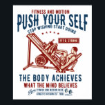 Vintag Gym Fitness Motivation Poster<br><div class="desc">Schöne Vintage Gym Fitness Motivation Wand Kunst für jeden Zuhause Gym und Mancave. Ideal für jeden Bodybuilder und Fitness-Süchtigen.</div>