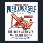 Vintag Gym Fitness Motivation Poster<br><div class="desc">Schöne Vintage Gym Fitness Motivation Wand Kunst für jeden Zuhause Gym und Mancave. Ideal für jeden Bodybuilder und Fitness-Süchtigen.</div>