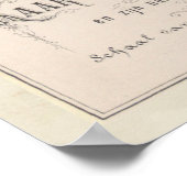 Vintag Haarlem Netherlands Map (1874) Poster (Ecke)