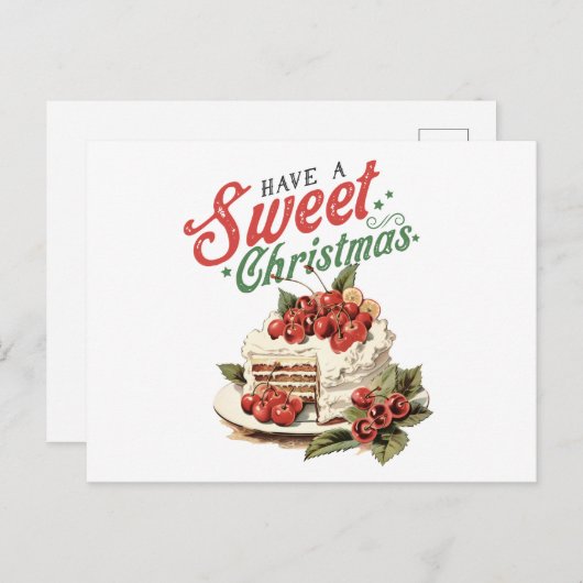 Vintag haben ein süßes Weihnachten (Vorne/Hinten)